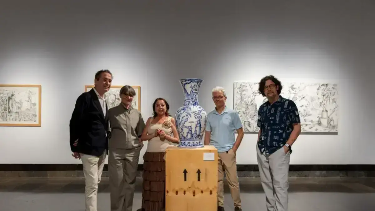 Consorci de Museus i artistes Galdón i Monsalvatje en la Lonja del Pescado d’Alacant.