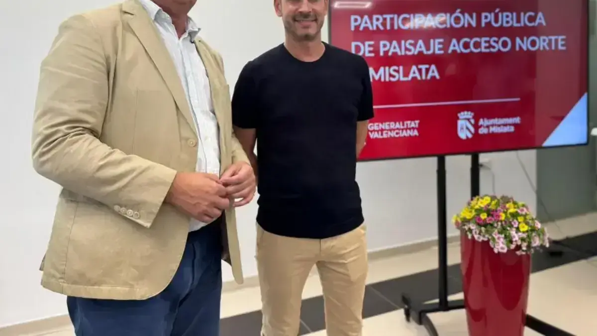 Representació del projecte de connexió viària al nord de Mislata, presentat per la Generalitat.