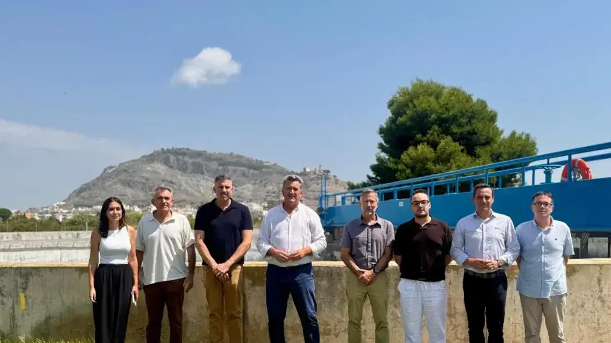 Millora del sanejament i depuració del Marenyet de Cullera (2026) Vista del Marenyet de Cullera amb instal·lacions vinculades al sanejament i la depuració