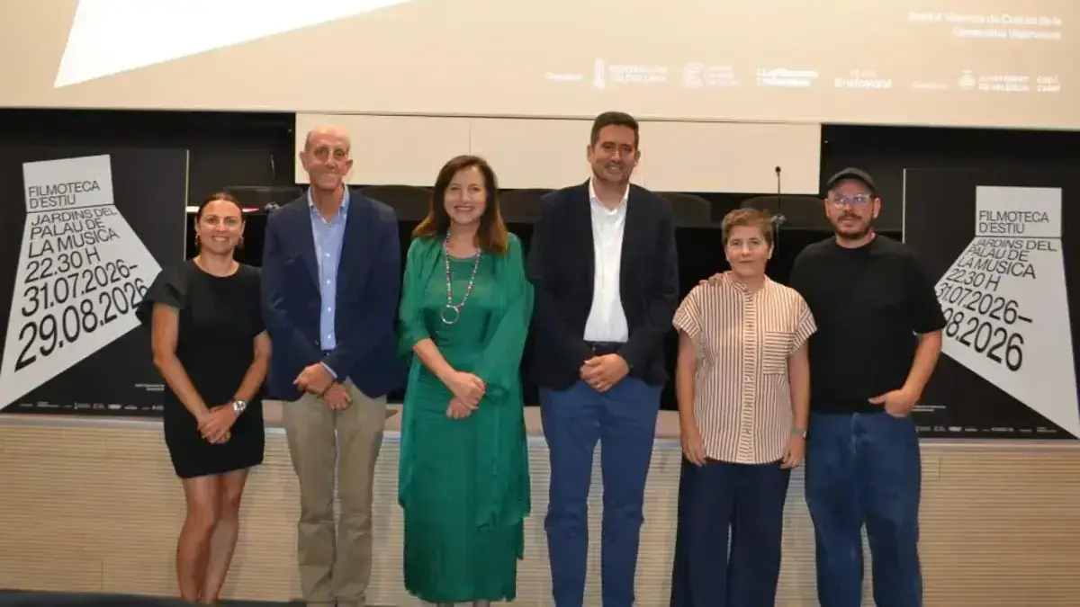 Cartell amb el títol “Filmoteca d’Estiu 2026” i la programació anunciada per Cultura