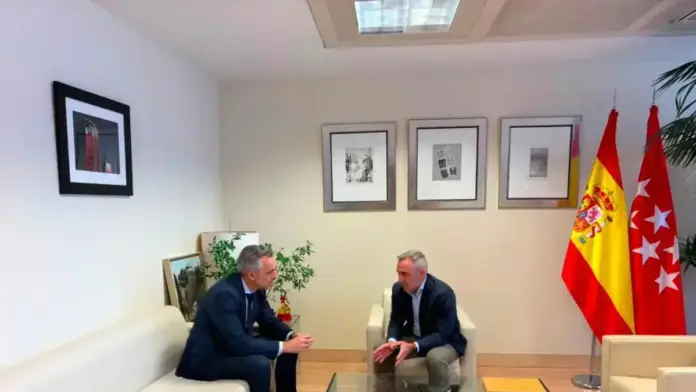 La Generalitat y la Comunitat de Madrid acorden una posició comuna per l’aigua i el camp Reunió entre la Generalitat i la Comunitat de Madrid per defensar l’aigua i el camp espanyol.