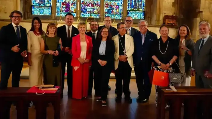 Acte de suport de la Generalitat a Londres per al Misteri d’Elx i la promoció turística al mercat britànic.