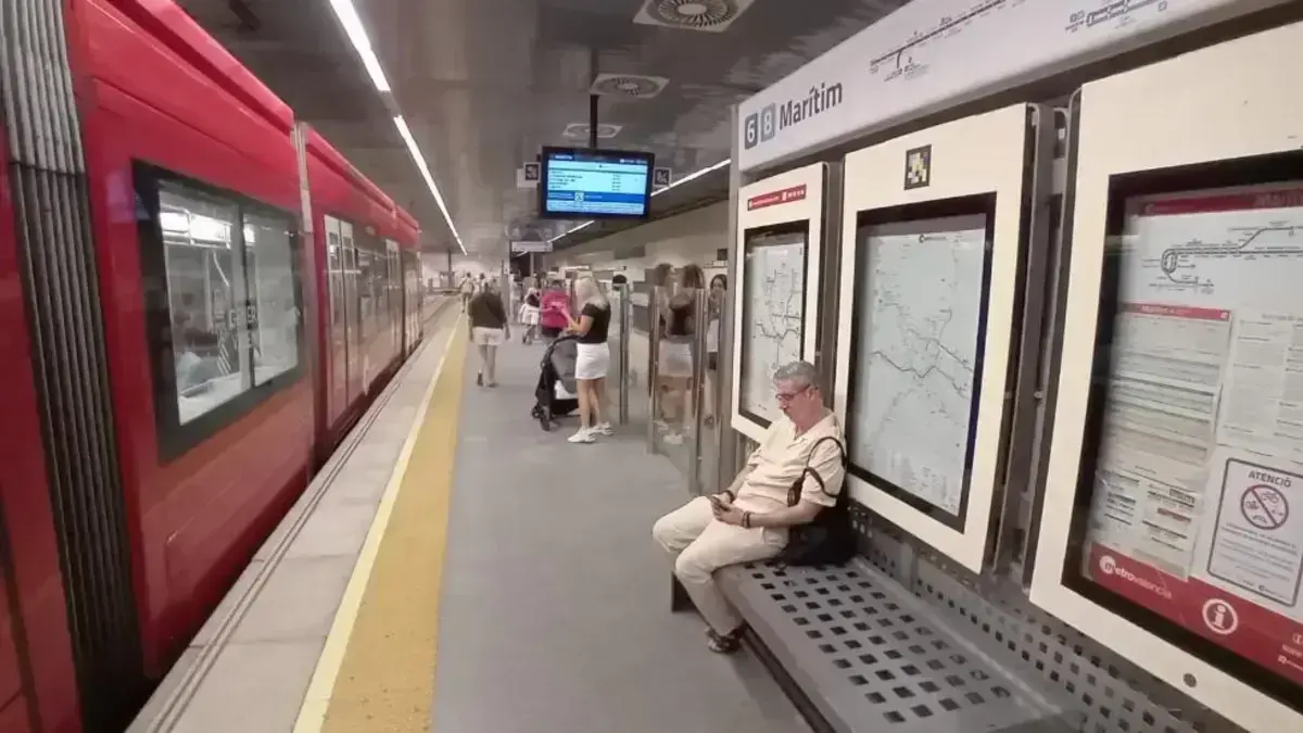 Imatge de l’entorn “Marítim” vinculada a Metrovalència.