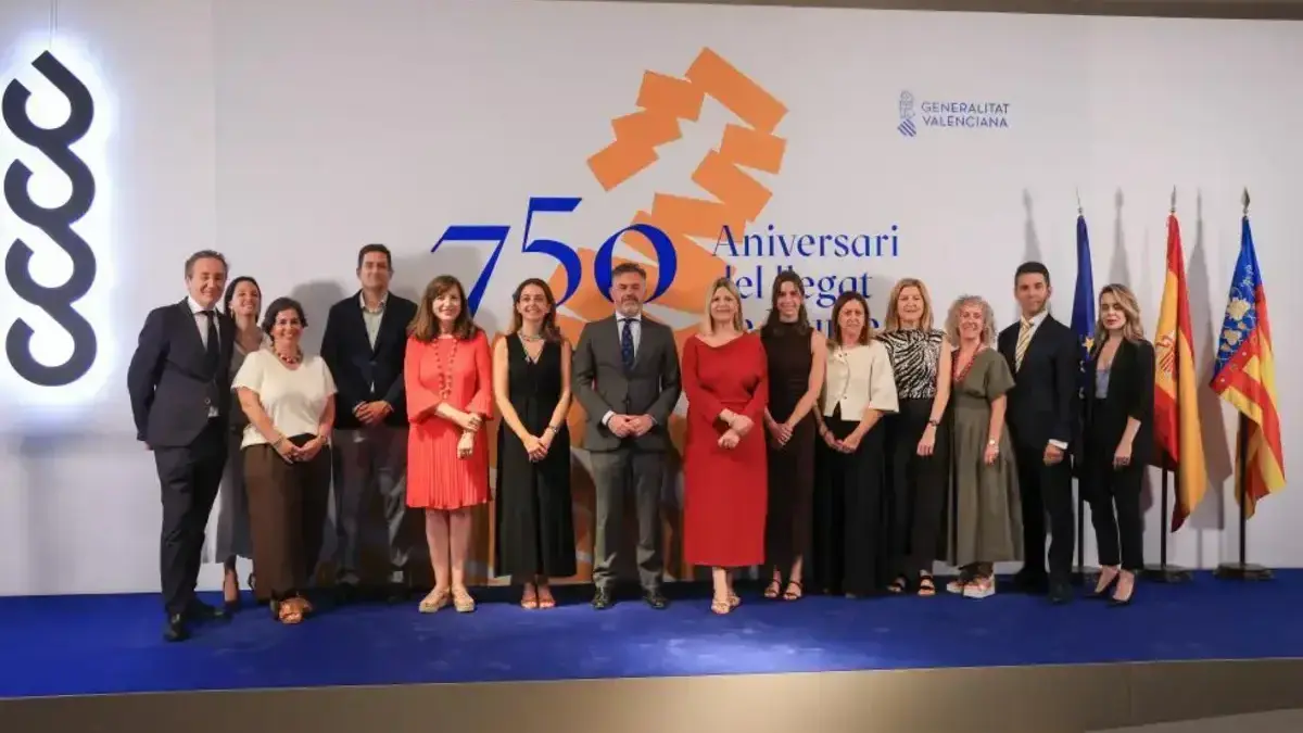 Representants de la Generalitat presenten la programació del 750 aniversari del llegat de Jaume I