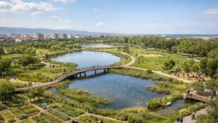 Imatge relacionada amb l’anunci de la Generalitat sobre el concurs internacional per als parcs inundables de València.