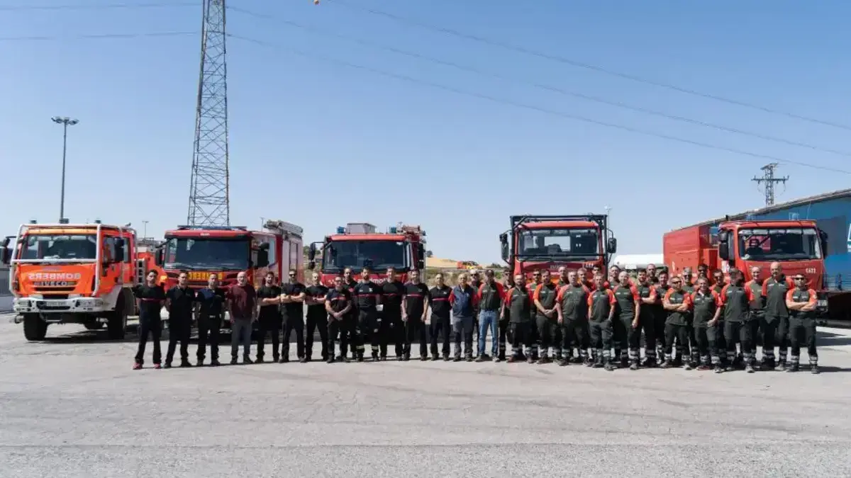 Unitat de la Generalitat coordinant la mobilització d’efectius cap als incendis de Madrid i Àvila.