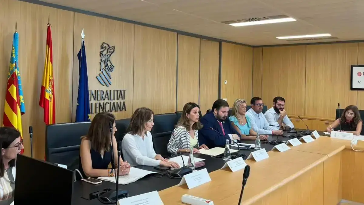 Representants durant l’acte de constitució del Consell de Participació Ciutadana de la Comunitat Valenciana