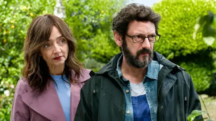 Cartell o projecció de ‘Una quinta portuguesa’ en la Filmoteca d’Estiu, amb Avelina Prat.