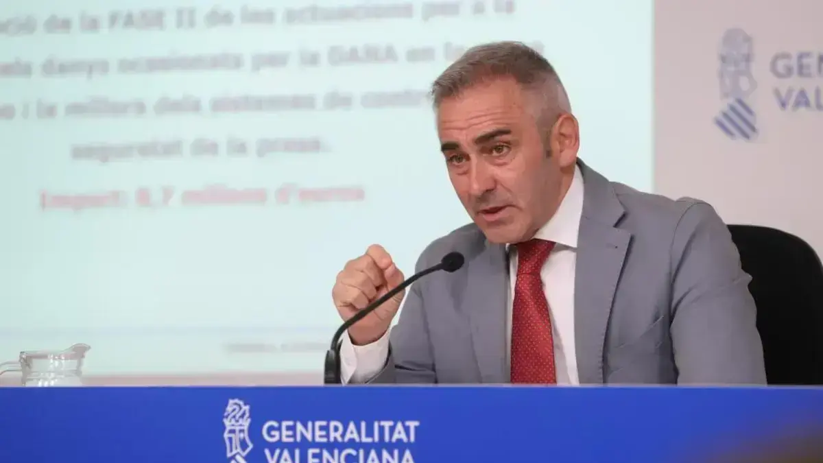 Obres i actuacions de recuperació de cauces i millora de la seguretat de la presa de Buseo.