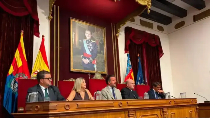 Carmen Ortí en el Patronat del Misteri d’Elx, amb referència al suport de la Generalitat a la Festa