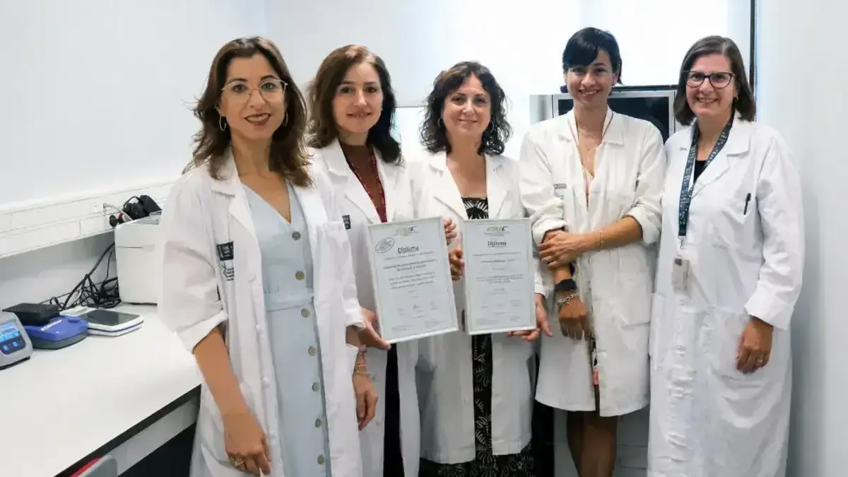 Hospital General de València, vinculat a la certificació europea per al diagnòstic de la leucèmia limfàtica crònica.