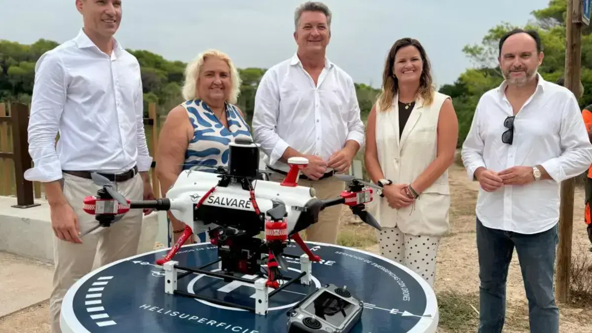 Dron sobre el medi ambient, associat al control de la qualitat de l’aigua a la Comunitat Valenciana