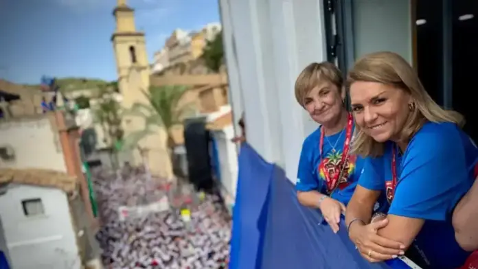 Susana Camarero en una intervenció sobre la singularitat de la Tomatina i l’atractiu turístic de la Comunitat Valenciana