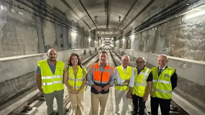 Estacions del tram Alameda-Marítim d’Metrovalencia, amb l’obertura després de la renovació del túnel.