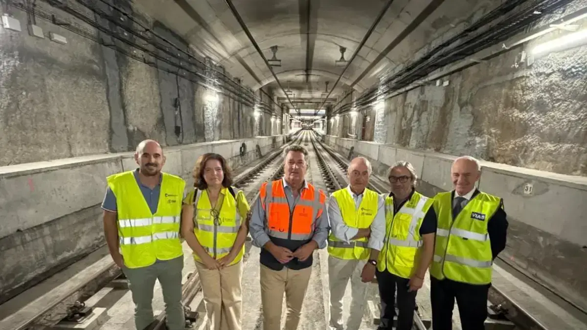 Estacions del tram Alameda-Marítim d’Metrovalencia, amb l’obertura després de la renovació del túnel.