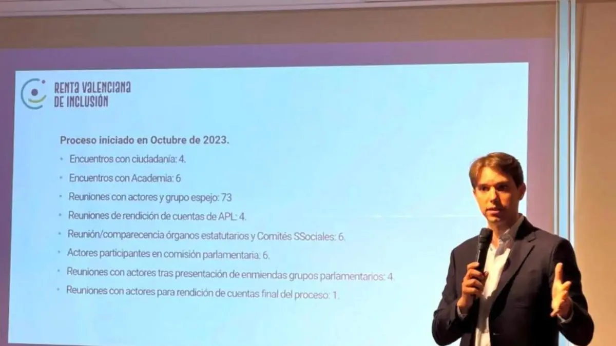 Pantalla o documentació sobre la Renda Valenciana d’Inclusió i una nova plataforma digital