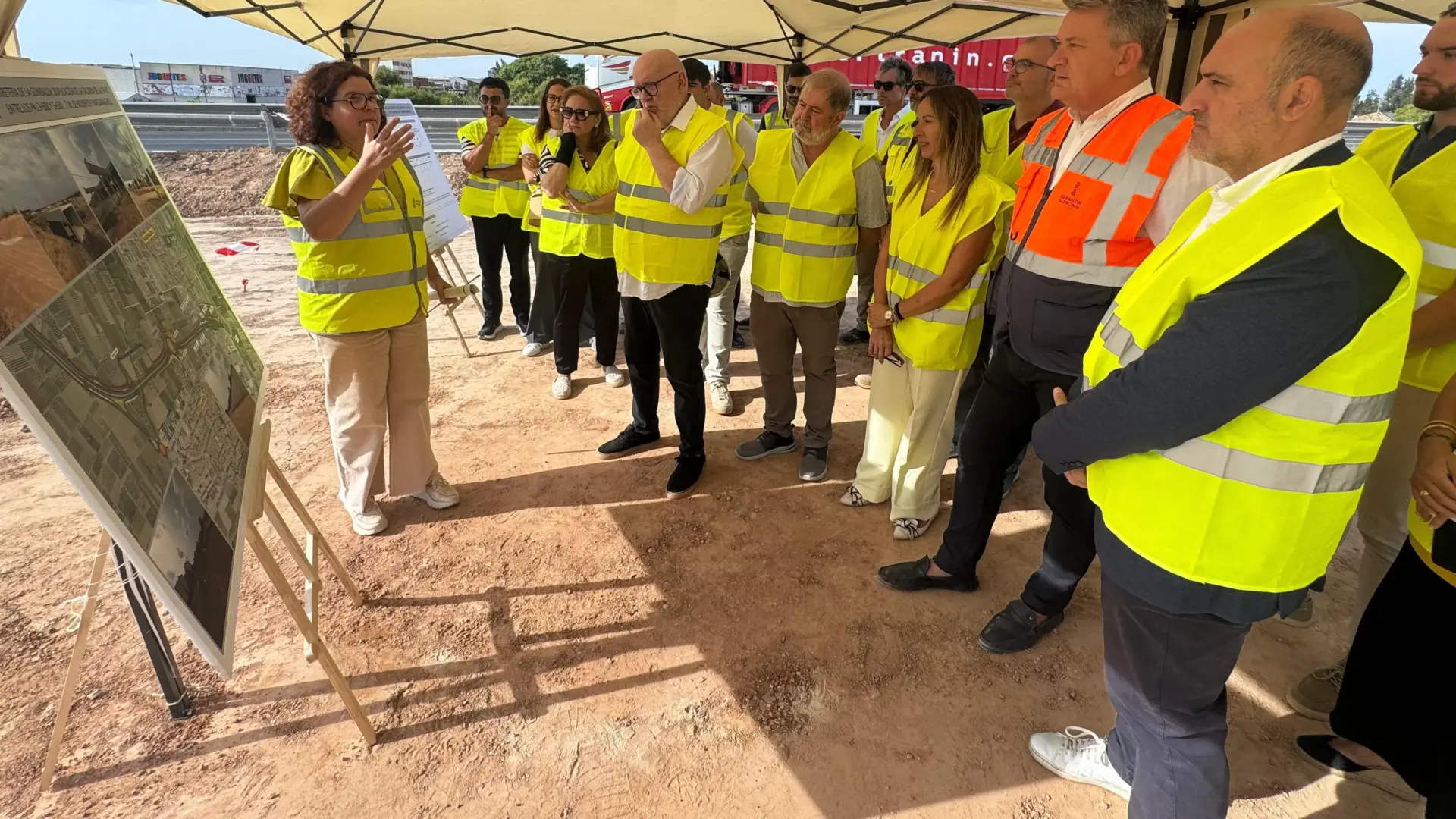Dos nous ponts en construcció dins les obres de duplicació de la CV-32.