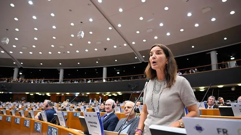 Representants de la Generalitat davant el Comité Europeu de les Regions durant una reunió.