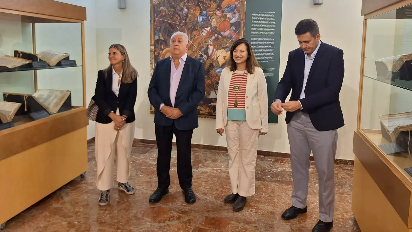 Documents i imatges sobre Jaume I a l’Archivo del Regne de València per al 750 aniversari de la seua mort.