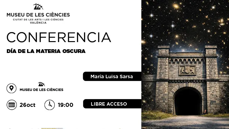 Assistents en una conferència sobre la cerca de matèria fosca al Museu de les Ciències.